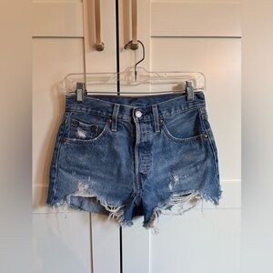 Levi's 501 Jean Shorts Size 25